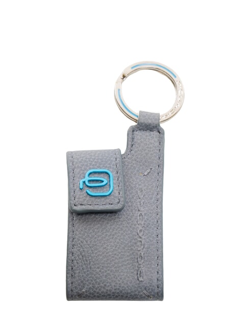 PIQUADRO BLUE SQUARE Leather Keychain / Address Holder blue 3 - Key holders