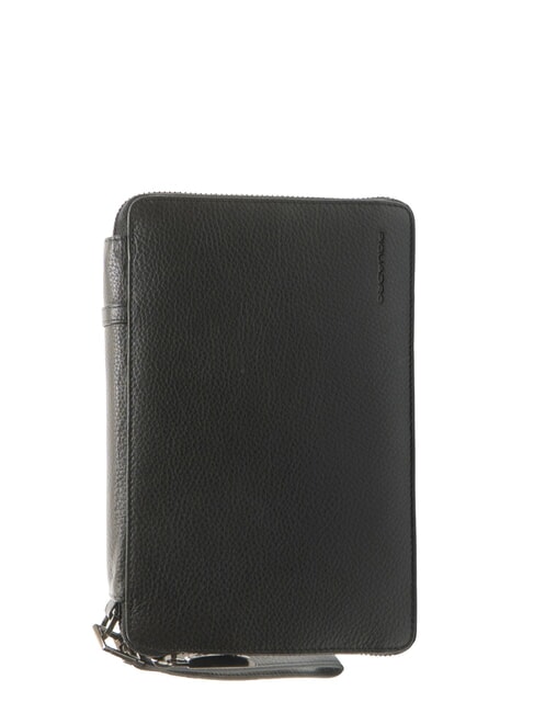 PIQUADRO MODUS RESTYLING Leather document holder Black - Men’s Wallets
