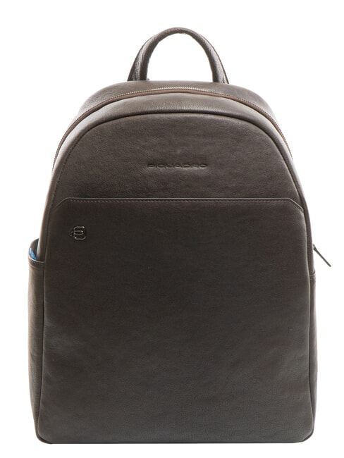 PIQUADRO BLACK SQUARE  13.3" laptop backpack, in leather MORO - Laptop backpacks