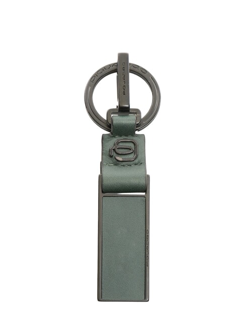 PIQUADRO FXP  Leather Keychain GREEN - Key holders