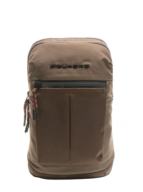 PIQUADRO ARNE Single shoulder backpack bag turtledove - Over-the-shoulder Bags for Men