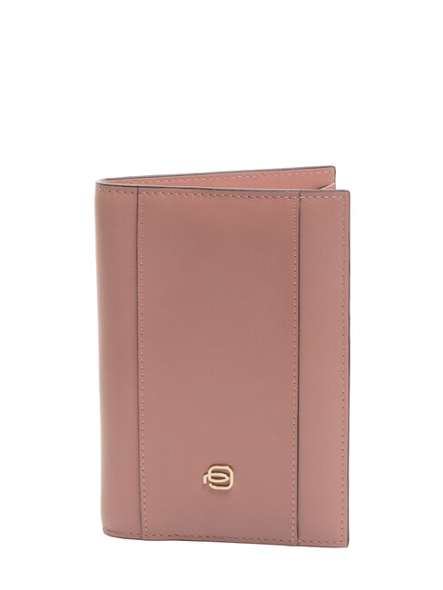 PIQUADRO CIRCLE Leather passport holder ROSA - Travel Accessories