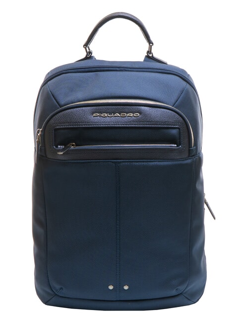PIQUADRO LINK Backpack in leather and fabric, 15.6 "pc holder aviation - Laptop backpacks
