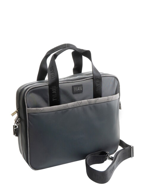 ALVIERO MARTINI PRIMA CLASSE DARK MOOD 15" laptop briefcase asphalt - Work Briefcases