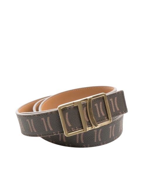 ALVIERO MARTINI PRIMA CLASSE MONOGRAM Logo buckle belt dark - Belts