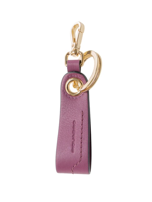 PIQUADRO CIRCLE  Leather Keychain FUXIA - Key holders