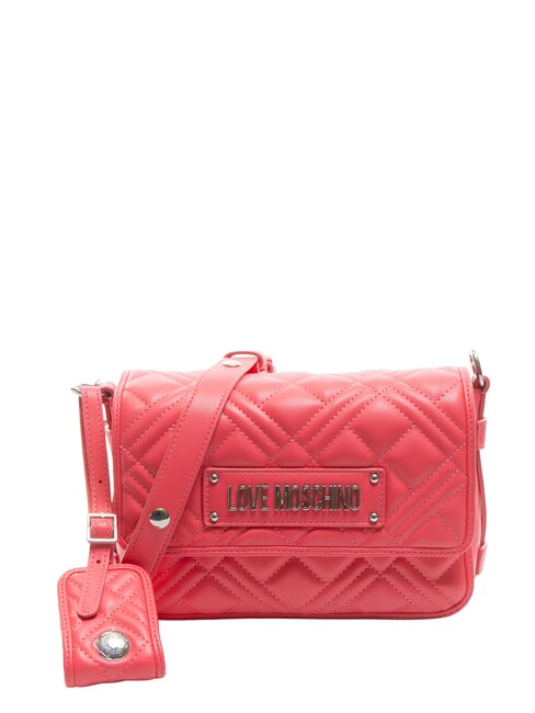 LOVE MOSCHINO QUILTED S Mini Shoulder Bag fuchsia - Women’s Bags