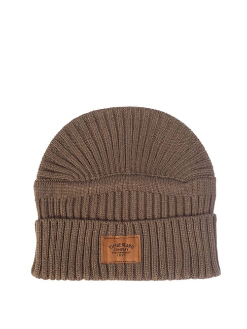 TIMBERLAND RIBBED Hat with cuff grapleaf - Hats