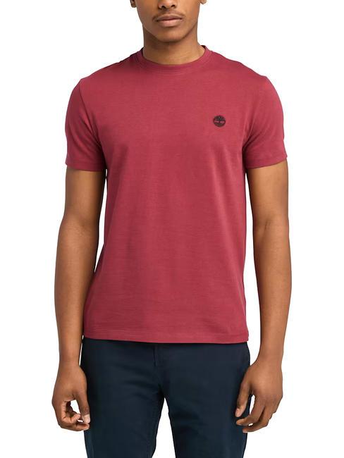 TIMBERLAND SS DUNRIVER CREW Cotton T-shirt cordovan - T-shirt