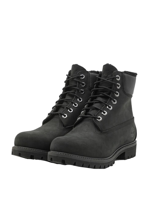 TIMBERLAND PREMIUM 6 INCH  Nubuck leather ankle boots BLACK - Men’s shoes
