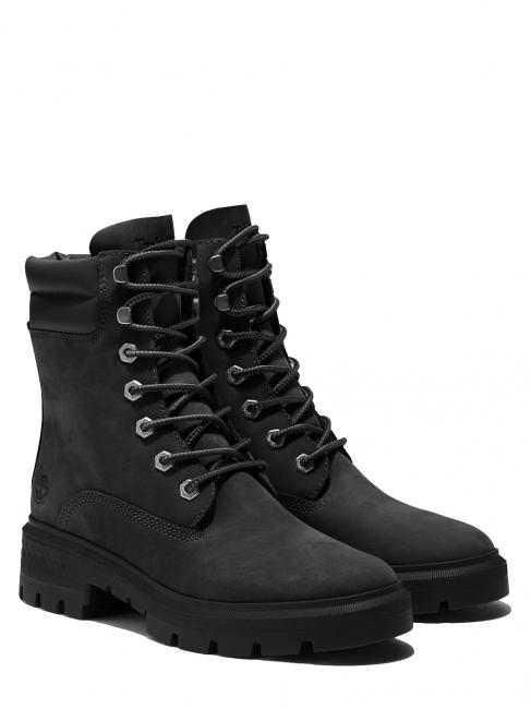 TIMBERLAND CORTINA VALLEY 6 Inch Leather ankle boots Jetblack - Women’s shoes