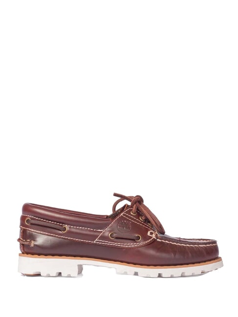 TIMBERLAND NOREEN LITE Leather boat shoes root beer - Women’s shoes
