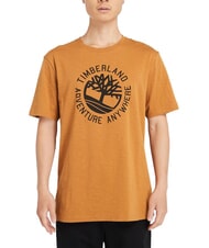TIMBERLAND TFO SLOGAN LOGO Cotton T-Shirt - T-shirt