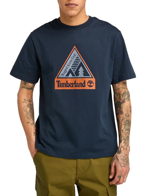 TIMBERLAND OUTDOOR INSPIRED  Cotton T-Shirt dark sapphire - T-shirt