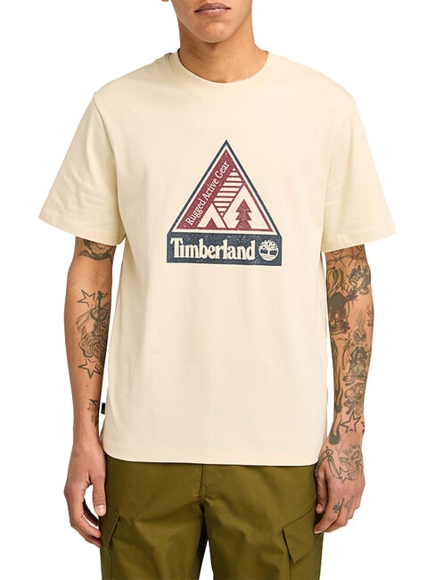 TIMBERLAND OUTDOOR INSPIRED  Cotton T-Shirt angora - T-shirt