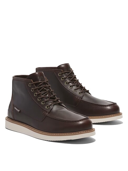 TIMBERLAND NEWMARKET MID  Leather ankle boots medium brown full grain - Men’s shoes