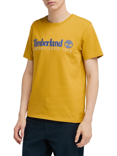 TIMBERLAND ESTABILISHED 1973 Cotton T-shirt chai-tea - T-shirt