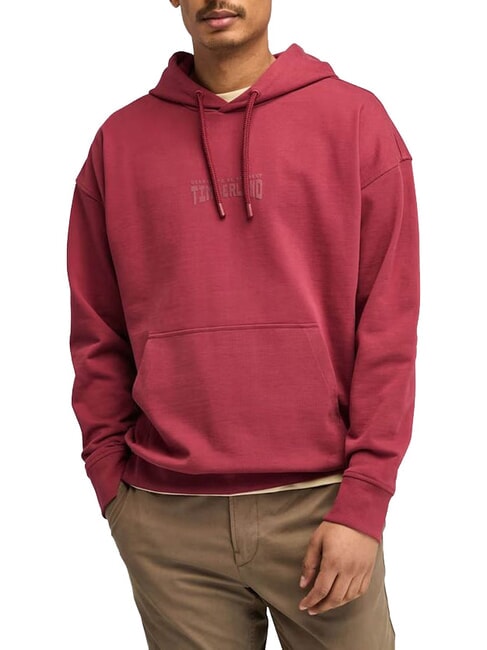 TIMBERLAND BACK LOGO  Hoodie cordovan - Sweatshirts