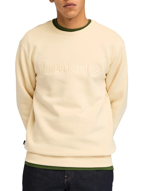 TIMBERLAND EMBROIDERY TONAL Crewneck sweatshirt angora - Sweatshirts