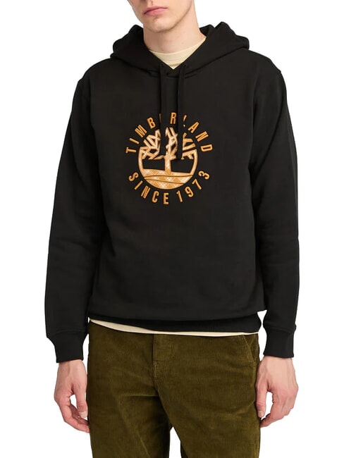 TIMBERLAND HOLIDAY GRAPHIC Hoodie BLACK - Sweatshirts