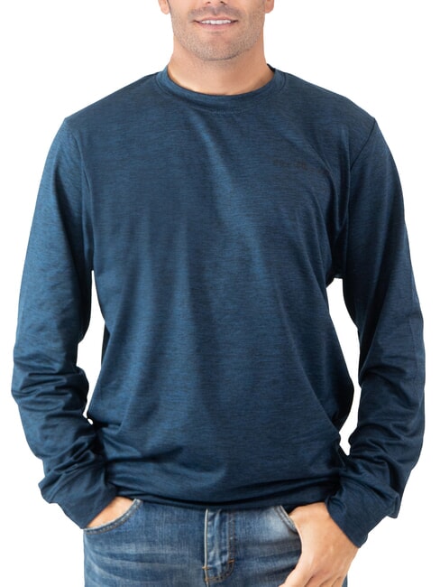 JOHN RICHMOND KUDRO Crewneck sweatshirt with embossed logo dark navy - Sweatshirts