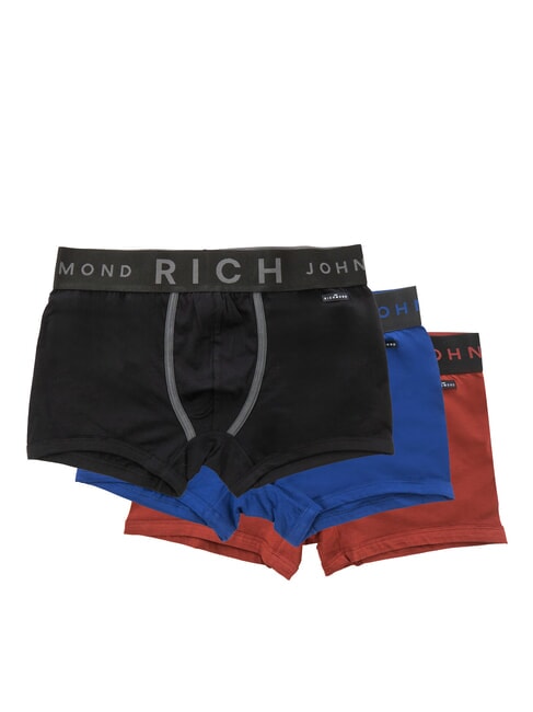 JOHN RICHMOND QY Set of 3 boxers bwn/bk/blue - Men's briefs