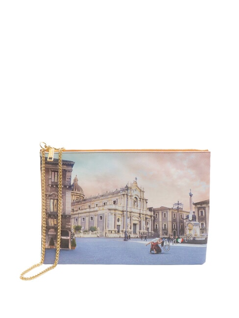 YNOT YESBAG SPECIAL Metal shoulder bag envelope clutch catania cathedral - Women’s Bags
