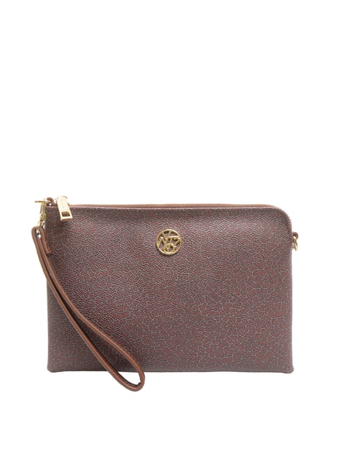 YNOT LUX Clutch bag with cuff mahogany - Women’s Bags