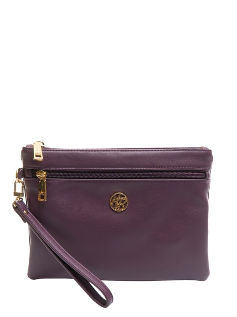 YNOT RIBBON  Clutch with cuff wine - Women’s Bags