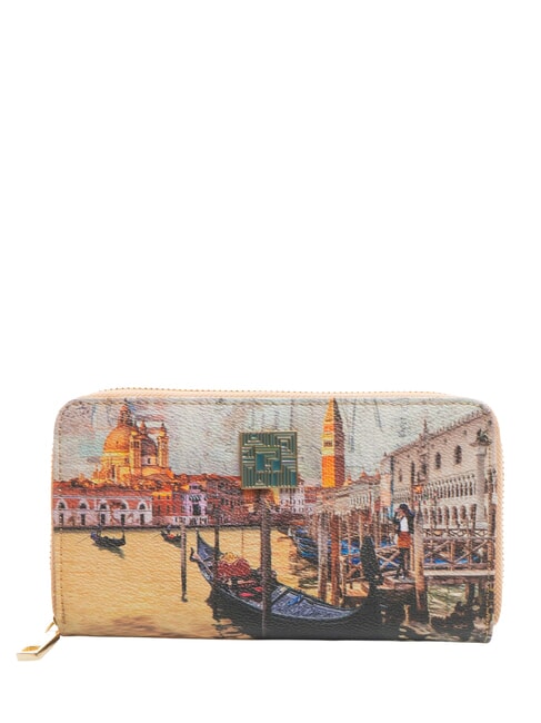 YNOT CITY LIFE Large zip around wallet romantic - Women’s Wallets