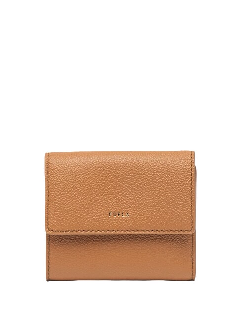 FURLA GOCCIA Medium Bifold Leather Wallet brandy - Women’s Wallets