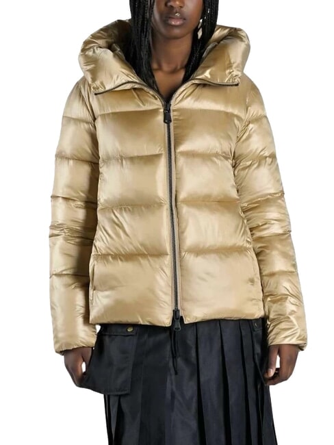 CANADIAN CAPE BRETON Satin down jacket with hood goat - Women's down jackets