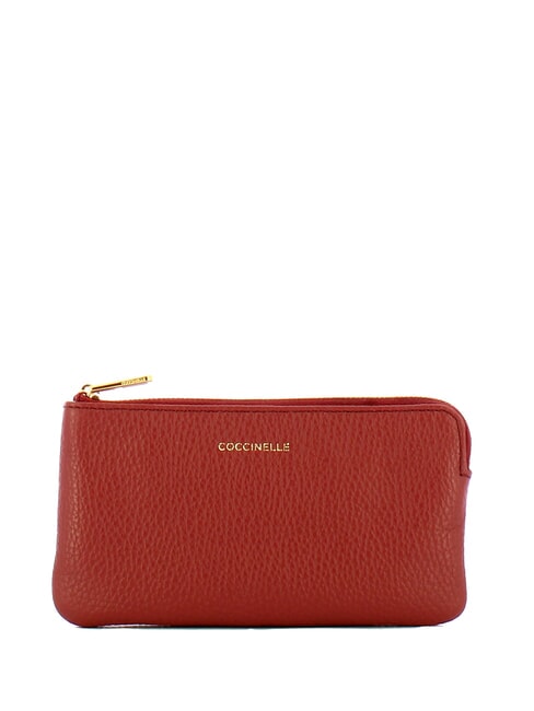 COCCINELLE ALIAS  Leather pouch brandy - Women’s Bags