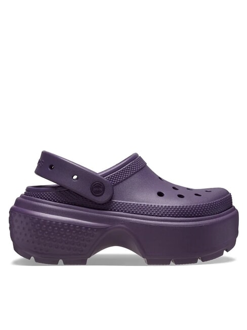 CROCS STOMP CLOG W Platform clog slipper dark iris - Unisex shoes