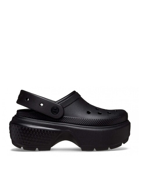 CROCS STOMP CLOG W Platform clog slipper black - Unisex shoes