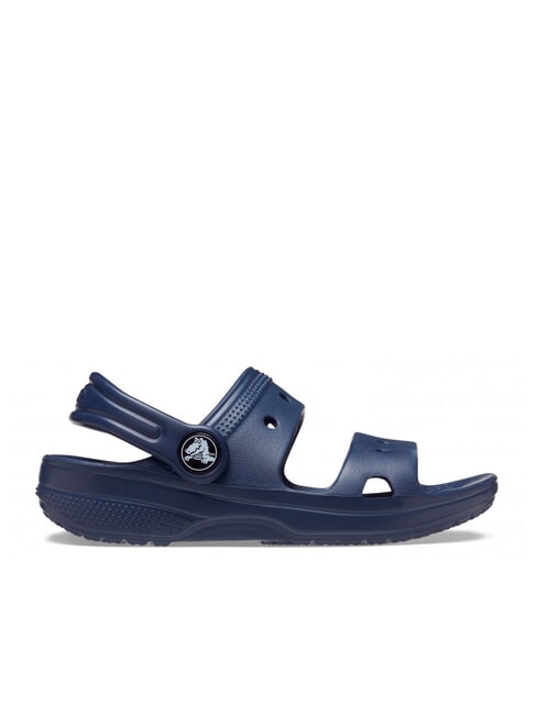 CROCS CLASSIC CROCS SANDAL T Slipper with bands navy - Baby Shoes