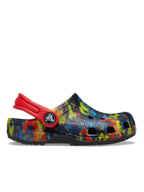 CROCS CLASSIC TIEDYE GRAPHIC GLOG T Sandal sabot turkish tonic/mult - Baby Shoes