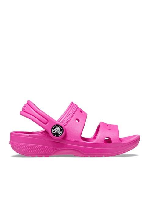 CROCS CLASSIC CROCS SANDAL T Slipper with bands juice - Baby Shoes
