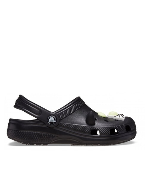 CROCS CLASSIC GLOW BLACK CAT CLOG T Slipper sabot black - Baby Shoes