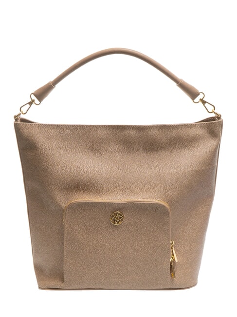 YNOT LUX Hobo bag with pocket BEIGE - Women’s Bags