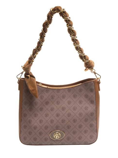 YNOT EMILY  Hobo Shoulder Bag almonds logo - Women’s Bags