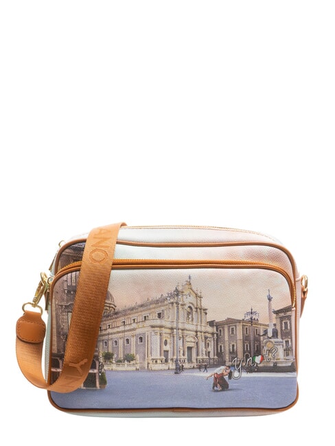 YNOT YESBAG Messenger bag with shoulder strap and pocket catania cathedral - Women’s Bags