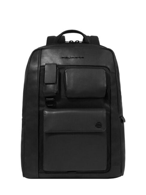 PIQUADRO LIKO Laptop backpack 14"/ iPad 12.9" Black - Laptop backpacks