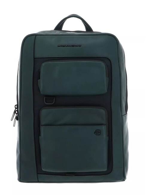 PIQUADRO LIKO Laptop backpack 14"/ iPad 12.9" GREEN - Laptop backpacks