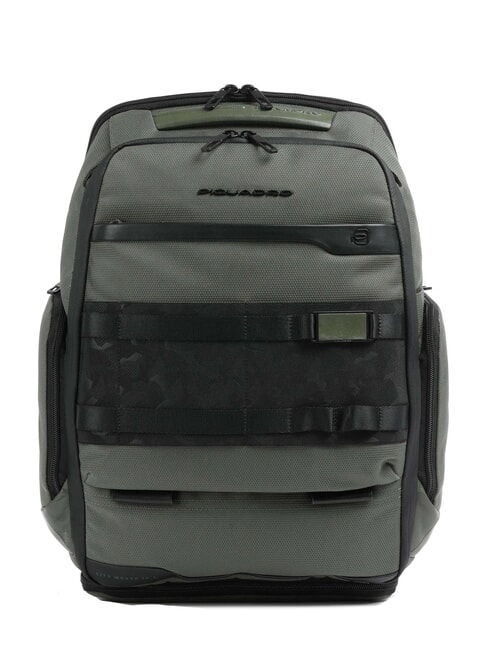 PIQUADRO FX Travel backpack for 15.6" laptop GREEN - Laptop backpacks