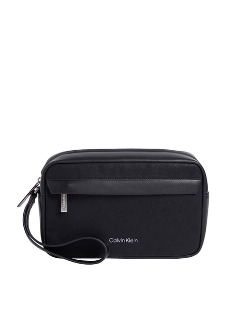 CALVIN KLEIN CK MUST Pencil case with wristband on black - Beauty Case