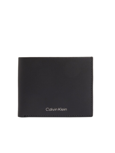 CALVIN KLEIN CK MUST 8cc Leather Wallet on black - Men’s Wallets