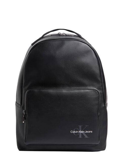 CALVIN KLEIN CKJ MONO LOGO 15" laptop backpack on black - Backpacks & School and Leisure