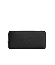 CALVIN KLEIN CKJ SCULPTED IMPRESS Large zip around wallet - Women’s Wallets