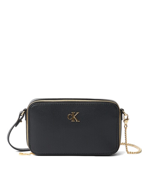 CALVIN KLEIN CKJ MINIMAL MONOGRAM Camera case shoulder bag on black - Women’s Bags